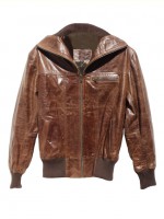CAMPERA COMBINADA COLOR MARRON